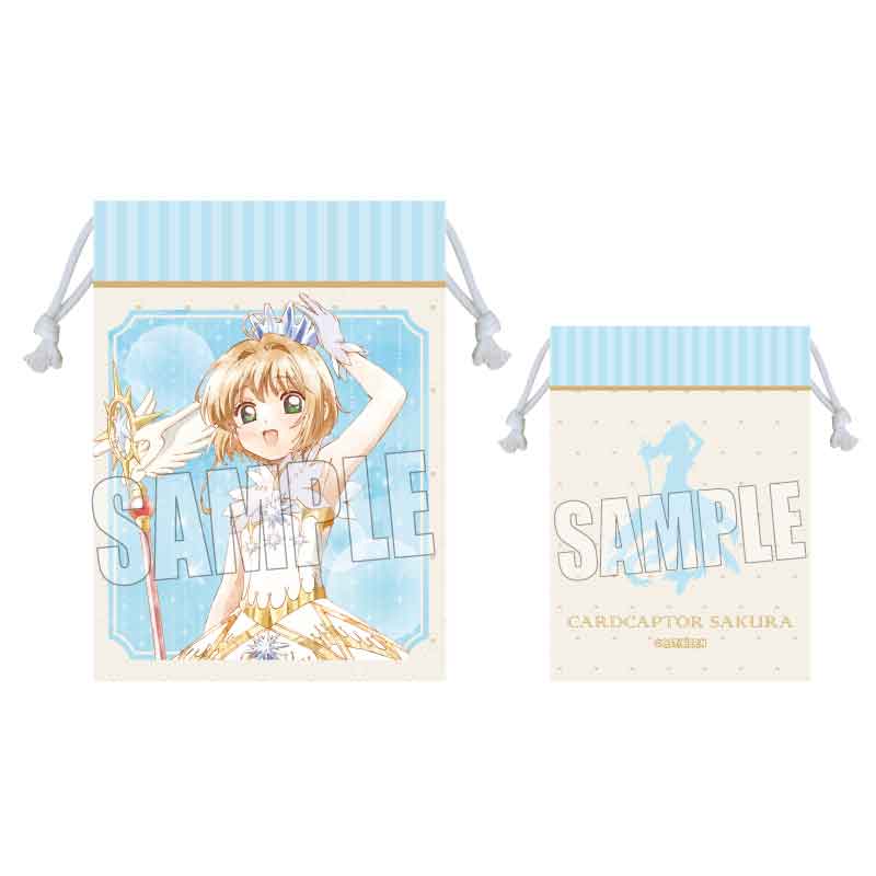 カードキャプターさくら25_巾着/木之本 桜(水色)
