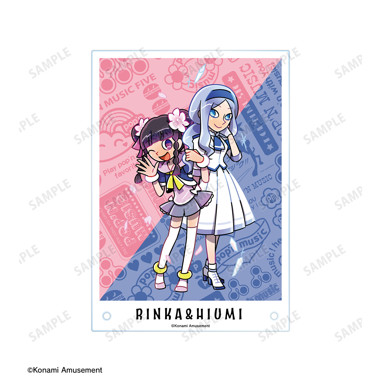 ポップンミュージック pop'n music アニメロ2号 アクリルパネル ポップンミュージック pop'n music アニメロ2号 アクリルパネル