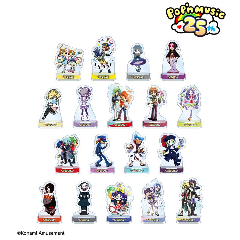 pop'n music_トレーディングミニアクリルフィギュア(単位/BOX