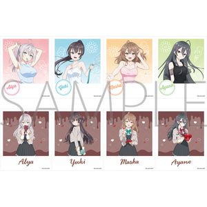 때때로 보쏠과 러시아어로 델레하는 옆의 아야씨_아크릴 카드 컬렉션[BOX/8팩입장]