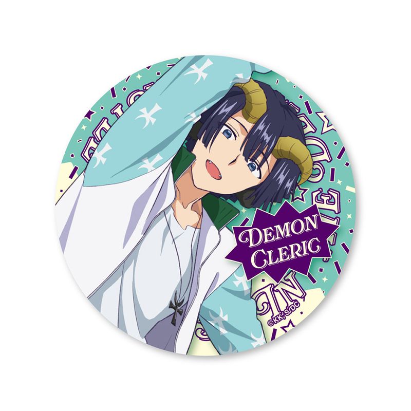 魔王城でハツラツ_(75mm)_あくましゅうどうし 缶バッジ | 魔王城で
