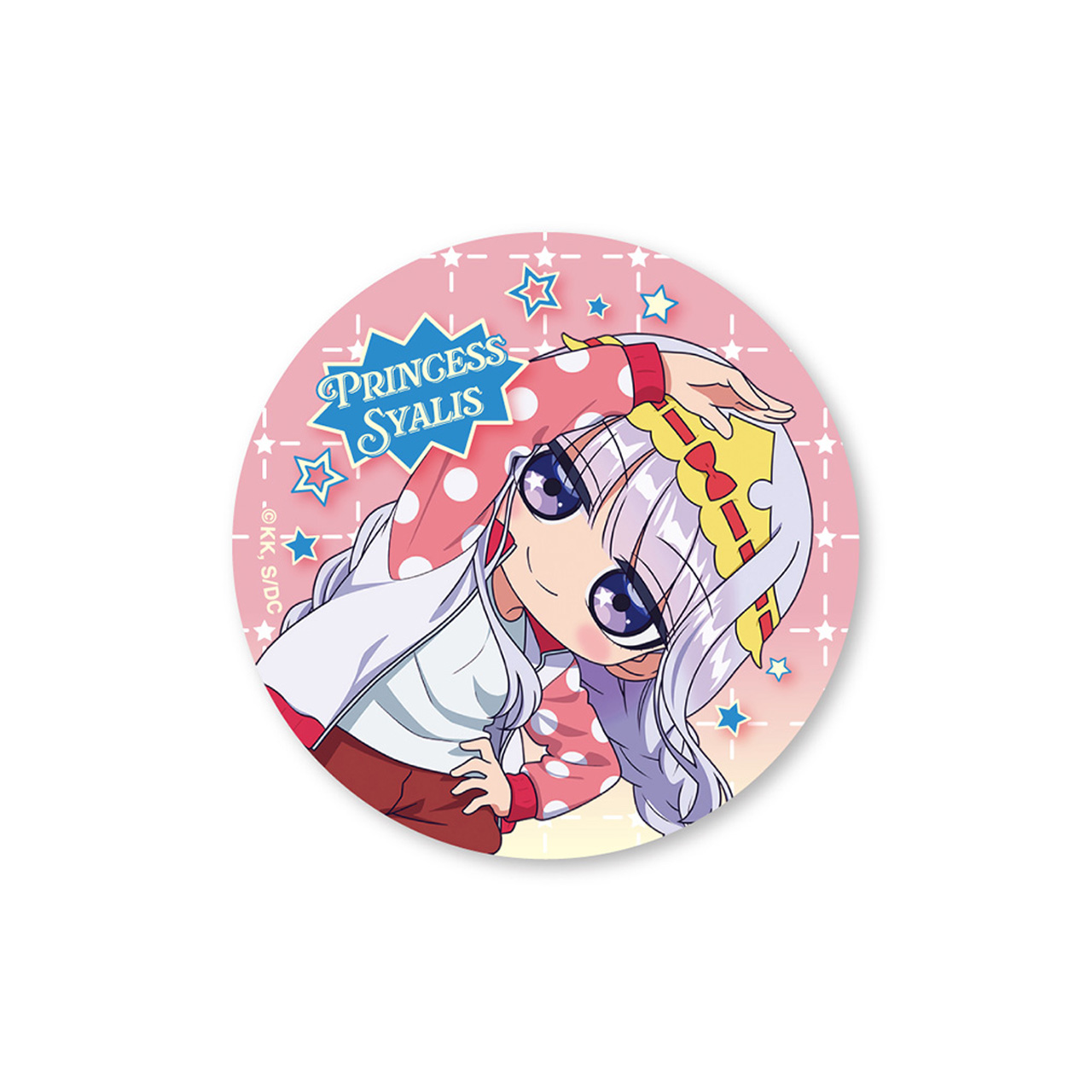 魔王城でハツラツ (56mm) プチスヤリス姫 缶バッジ