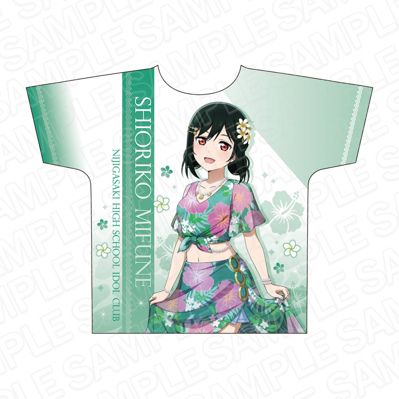 ラブライブ!虹ヶ咲学園スクールアイドル同好会_フリーサイズ_フルグラフィックTシャツ 三船栞子 アロハ ver