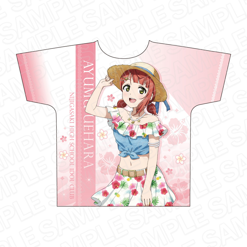 ラブライブ!虹ヶ咲学園スクールアイドル同好会_フリーサイズ_フルグラフィックTシャツ 上原歩夢 アロハ ver