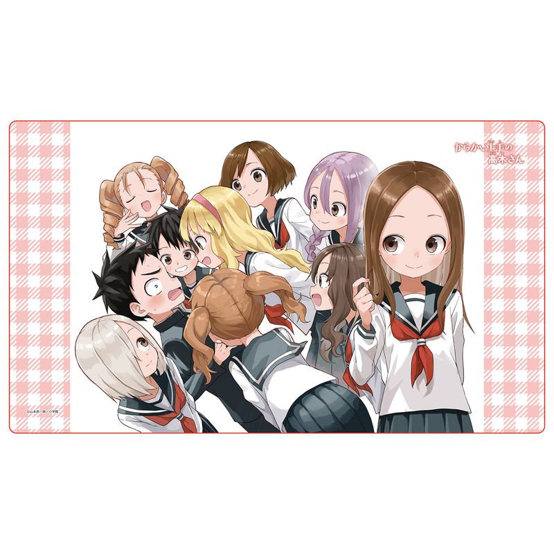からかい上手の高木さん　ラバーマット　プレイマット　缶バッジ　ケース からかい上手の高木さん（原作）_ラバーマット（髪型） | からかい上手