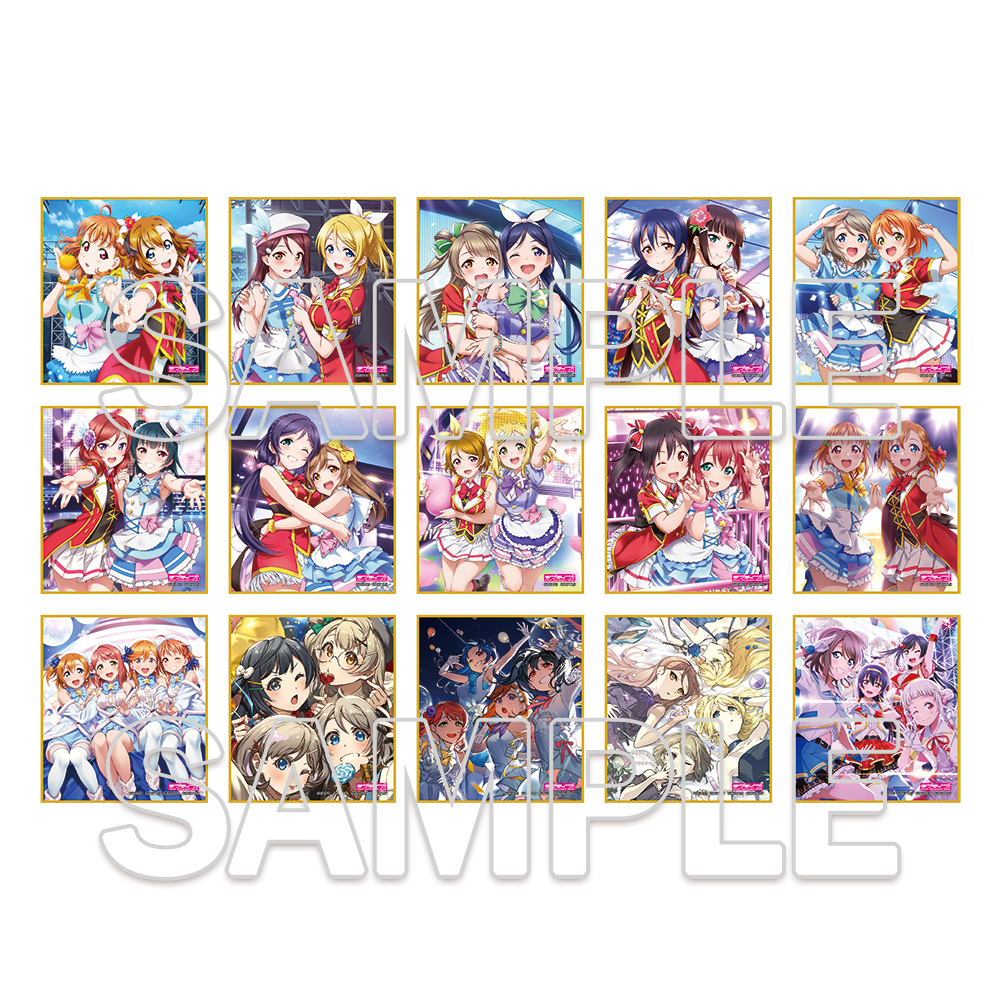 ラブライブ！シリーズ_LoveLive!Days５周年記念 LoveLive!Daysコラボレーション表紙トレーディングミニ色紙