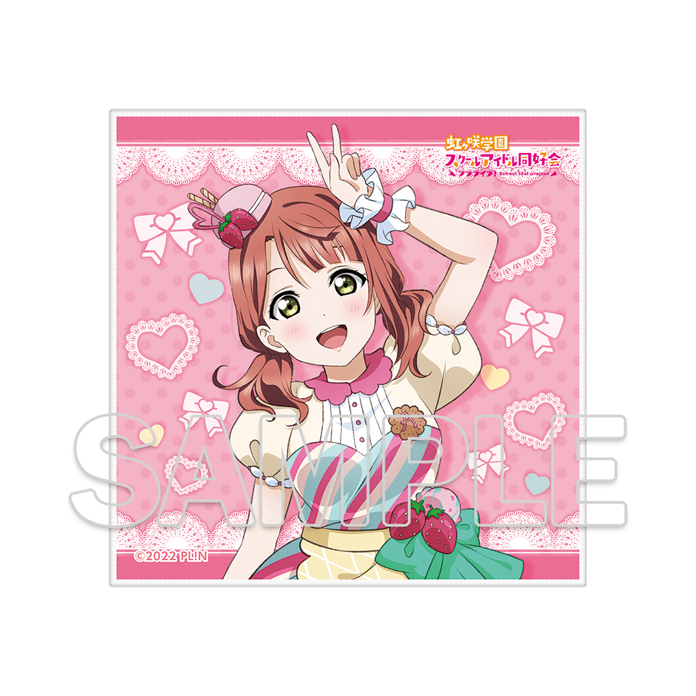 ラブライブ！虹ヶ咲学園スクールアイドル同好会_マイクロファイバーハンドタオル Ver.Let's にじパフェ！ 上原歩夢