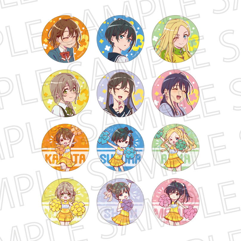 菜なれ花なれ_トレーディングカンバッジ　【BOX／12個入り】