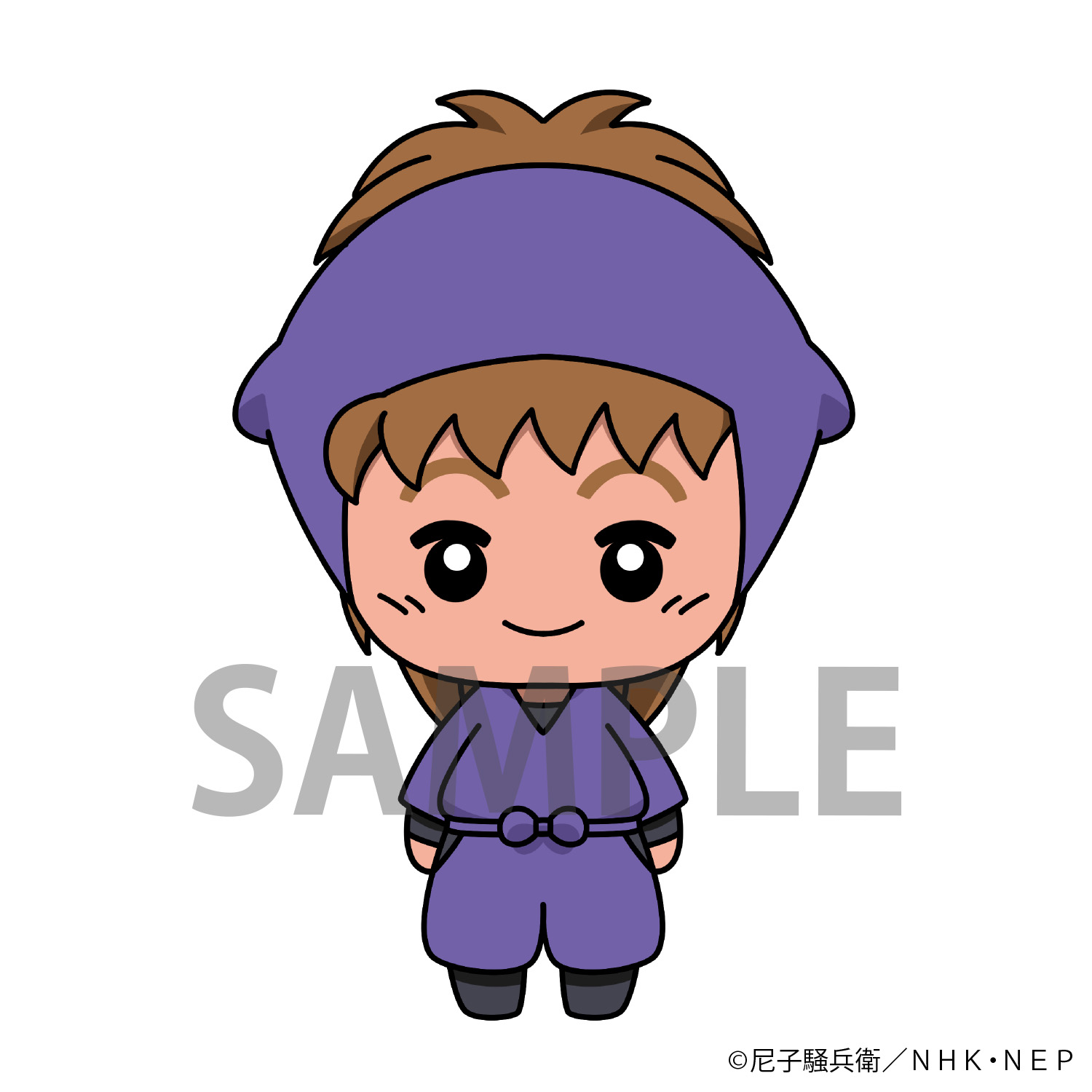 忍たま乱太郎_にょきんと マスコットフィギュアVol.2【BOX／8個