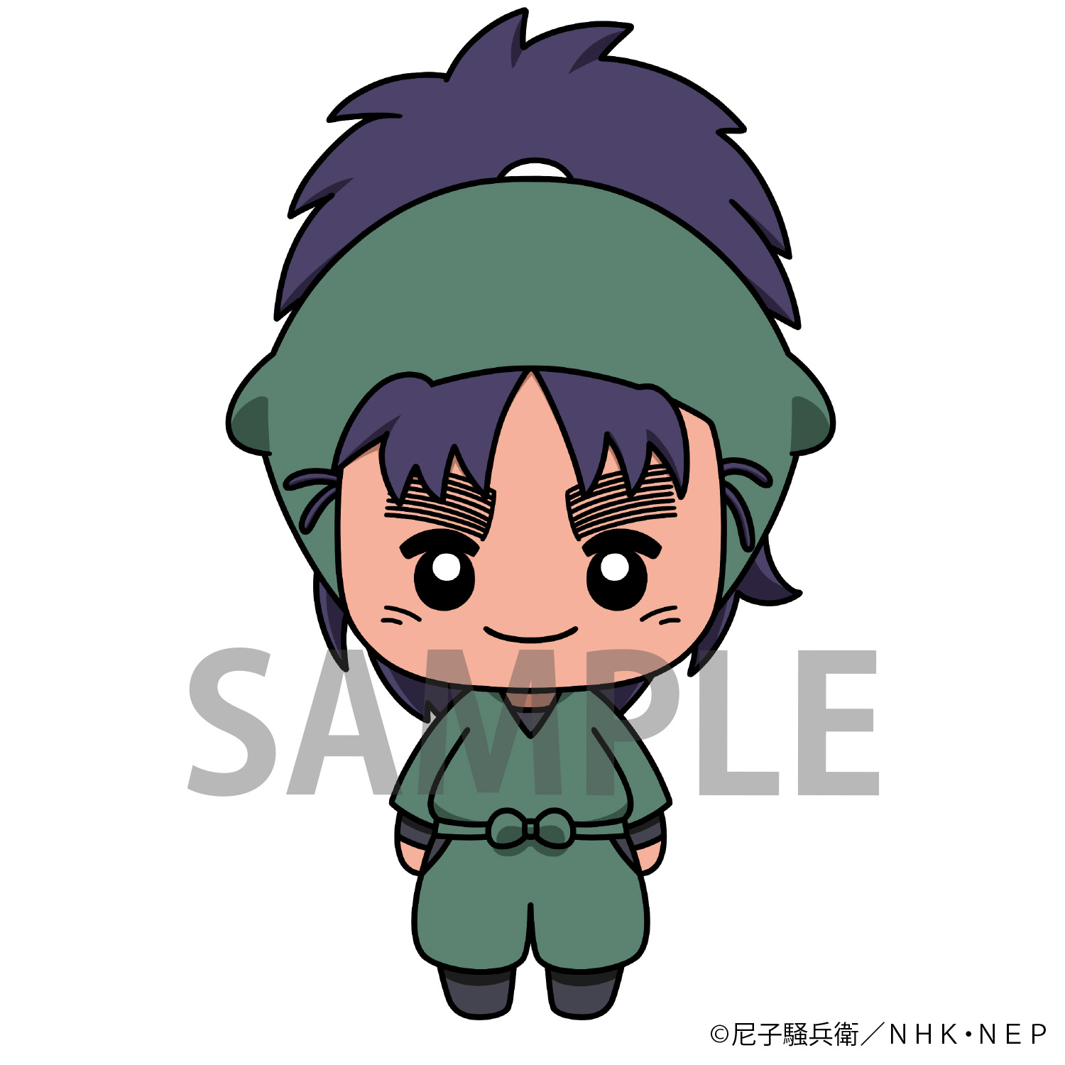 忍たま乱太郎_にょきんと マスコットフィギュアVol.2【BOX／8個