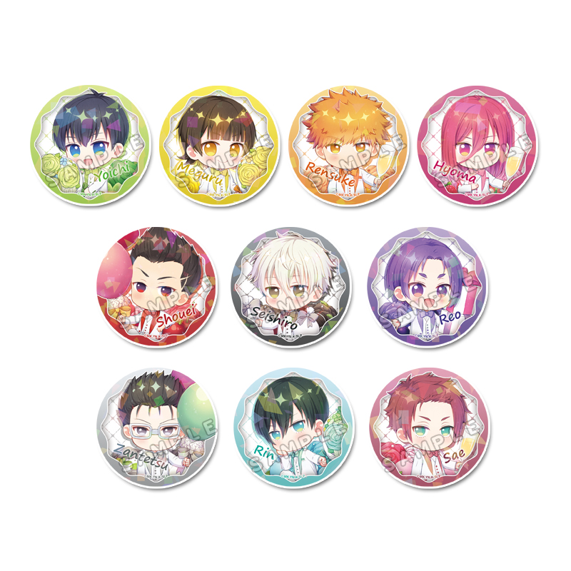 ブルーロック_ぷちちょこ トレーディングホログラム缶バッジ【お祝い】 【BOX／10個入】