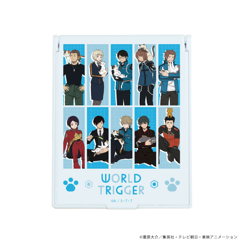 ワールドトリガー_デカキャラミラー13/コマ割りデザイン 猫ver.第4弾(描き下ろしイラスト)