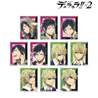 デュラララ!!×2_アート缶バッジ 紀田正臣＆折原臨也＆平和島静雄