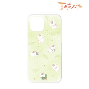 나츠메 친구장_(대상 기종/iPhone 12 mini)_냥코 선생님 데포르메 Ani-Art iPhone 케이스 키미도리