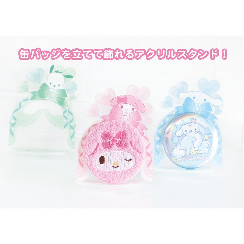 サンリオキャラクターズ_アクリル缶バッジスタンド マイメロディ