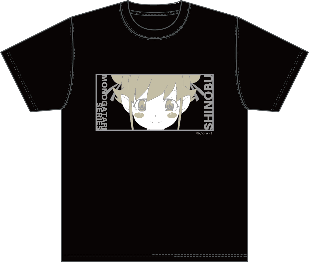 物語シリーズ_Tシャツ／黒