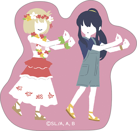 リコリス・リコイル_ステッカー／ゆるパレット　ハワイ