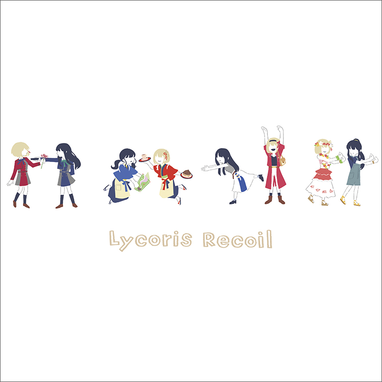 リコリス・リコイル_Tシャツ／ゆるパレット
