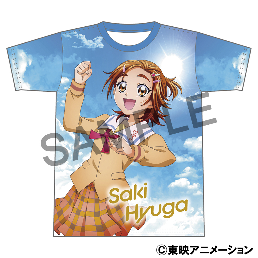 ふたりはプリキュア Splash☆Star_フルグラフィックTシャツ／日向 咲