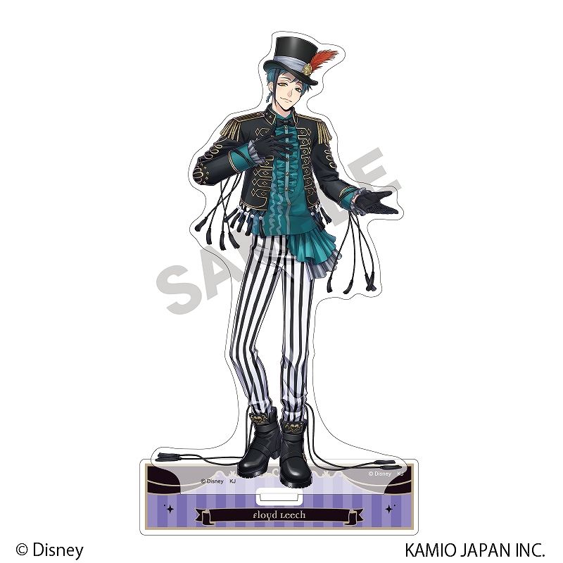 アクリルスタンドコースター ツイステカフェ　フロイド・リーチ ディズニー ツイステッドワンダーランド_アクリルスタンド フロイド