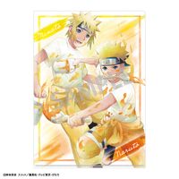 NARUTO-ナルト- 疾風伝_A4シングルクリアファイル_うずまきナルト&波風