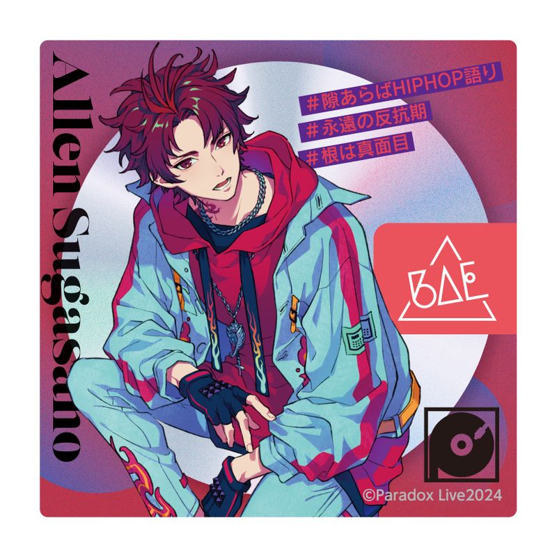 Paradox Live_ホログラムステッカー / 朱雀野 アレン | Paradox Live