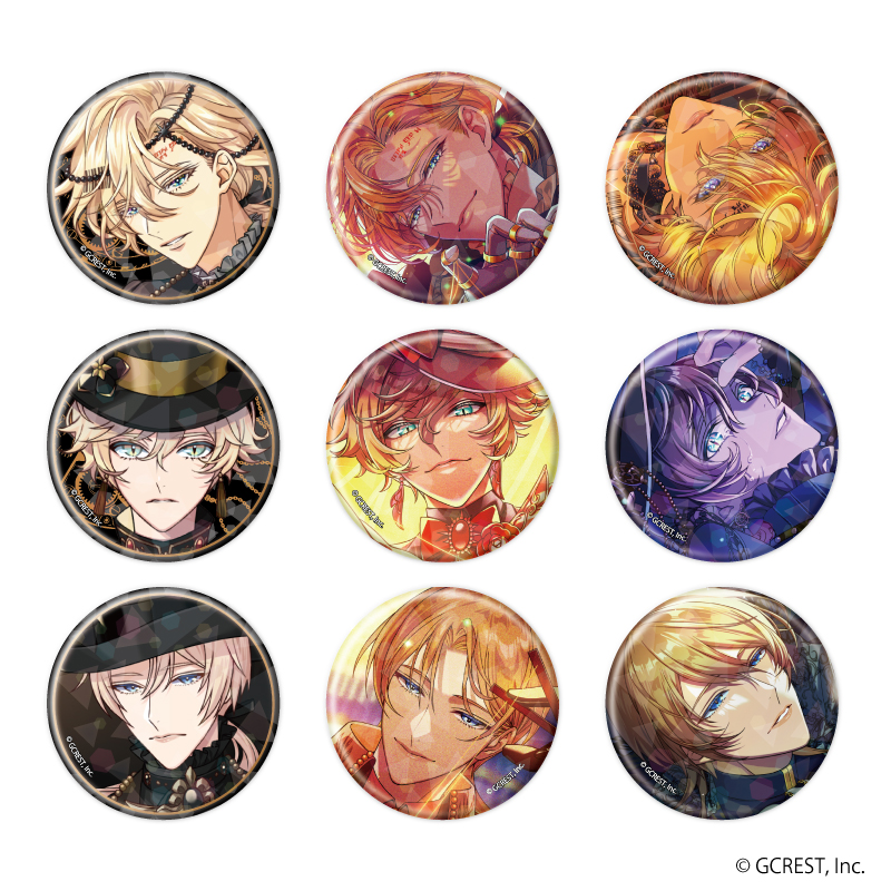 夢職人と忘れじの黒い妖精_(57mm)_ホログラム缶バッジ01/BOX(全9種)(公式イラスト)【コンプリートBOX/9個入り】