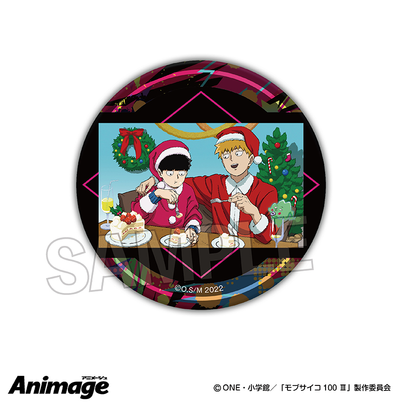 モブサイコ100 ?_Animageギラギラ缶バッジ　F