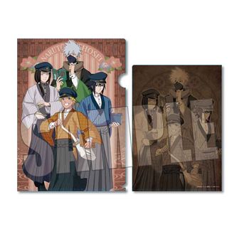 NARUTO ナルト疾風伝 文教堂アニメガ限定 和紙クリアファイル コンプセット NARUTO ナルト疾風伝 文教堂アニメガ限定 和紙クリアファイル