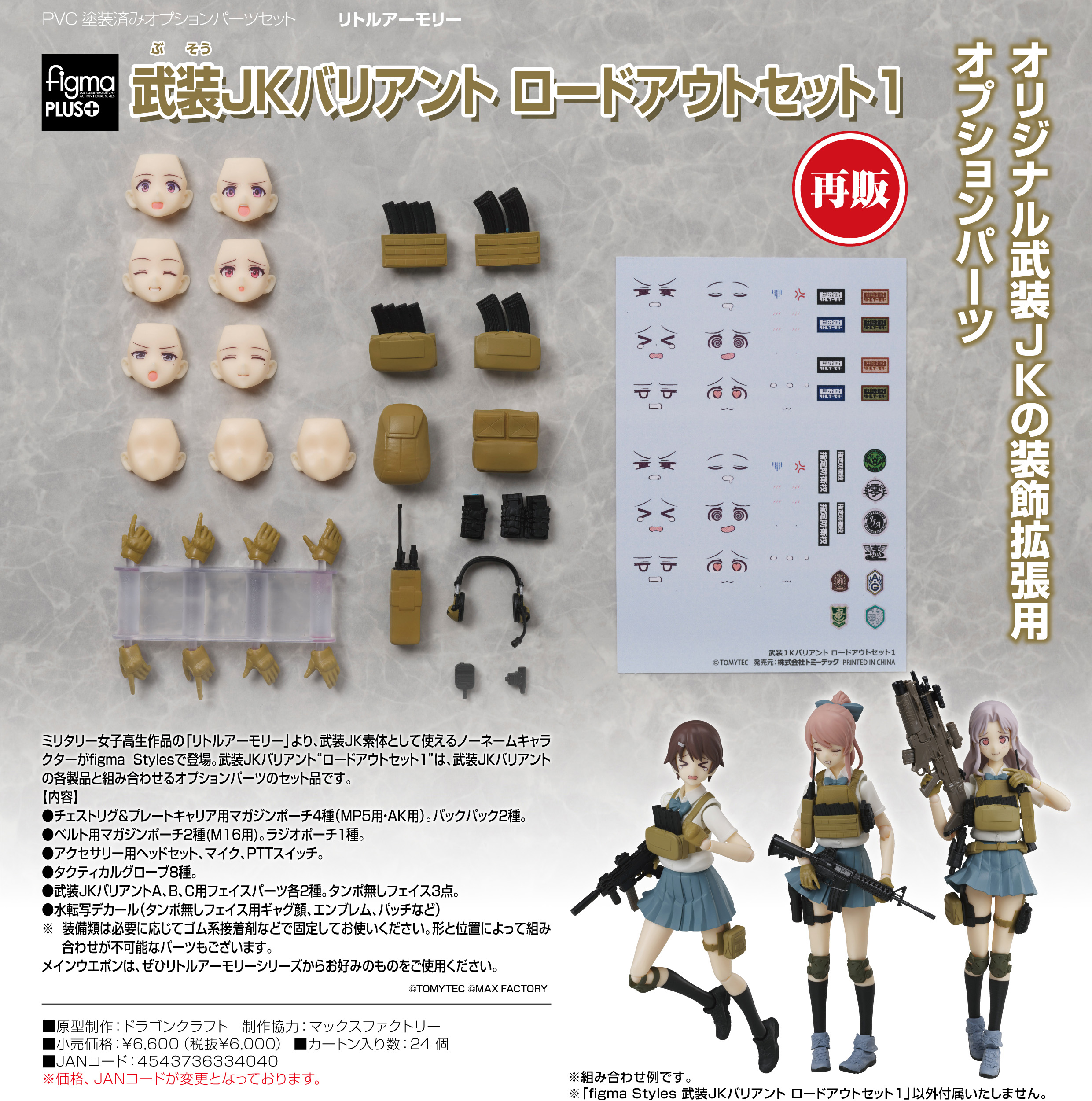 リトルアーモリー_figmaPLUS 武装JKバリアント ロードアウトセット1