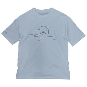 ぼのぼの_XLサイズ_ビッグシルエットTシャツ/ACID BLUE