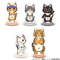 ラーメン赤猫_スタンド付きアクリルキーホルダーコレクション【BOX／5