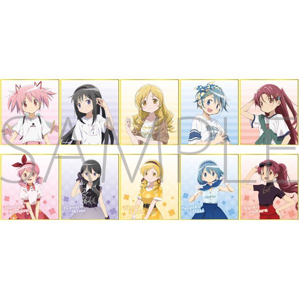 魔法少女まどか☆マギカ_ミニ色紙コレクション／A【BOX／10パック入り