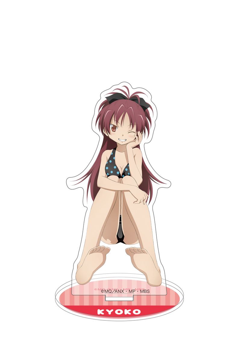 夏コミ限定 杏子 アクスタ 魔法少女まどか☆マギカ_アクリルスタンド／佐倉杏子（水着） | 魔法