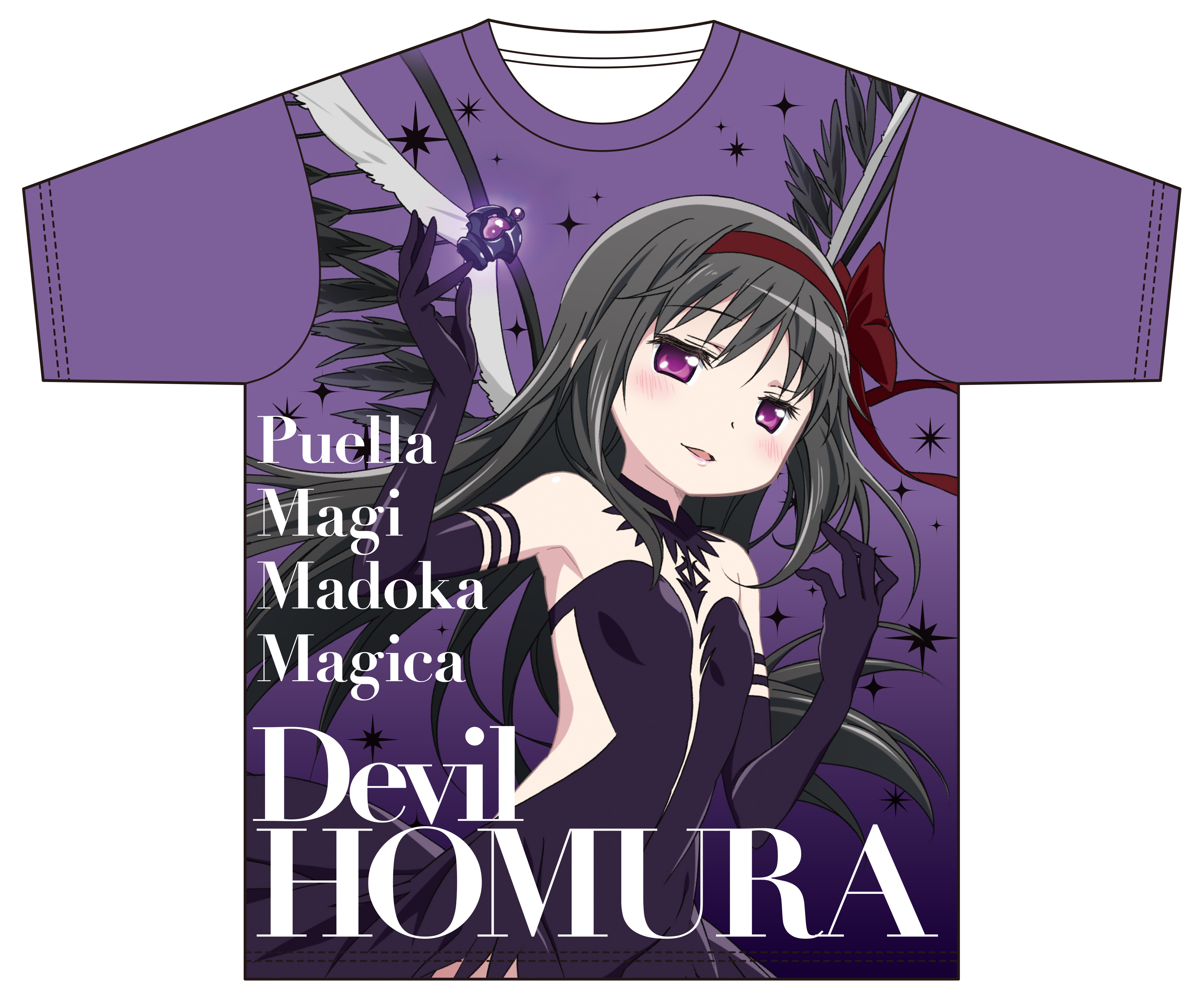 魔法少女まどか☆マギカ_フルグラフィックTシャツ／悪魔ほむら