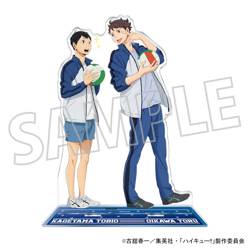 ハイキュー!!_アクリルスタンド／影山飛雄・及川 徹（北川第一中学校