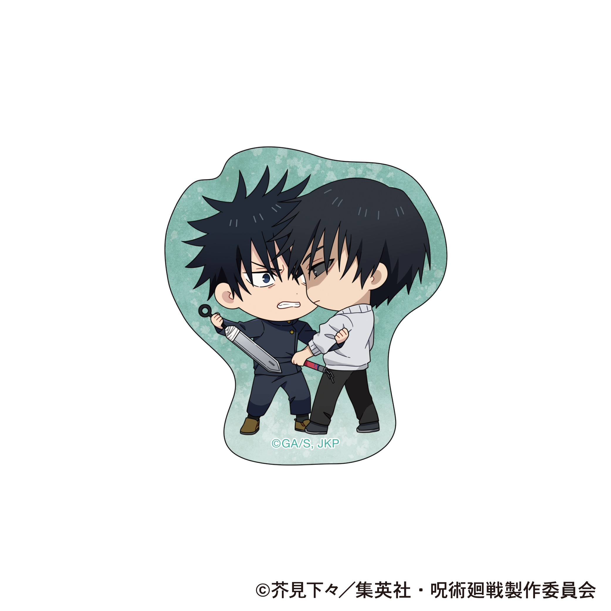 呪術廻戦 じゅじゅつかいせん　第2期_ステッカー／伏黒 恵・伏黒 甚爾