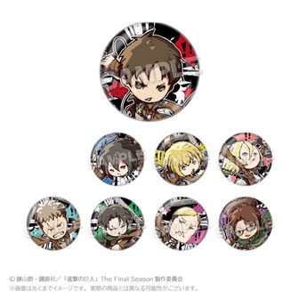 進撃の巨人_ラバー缶バッジケース リヴァイ | 進撃の巨人公式グッズ