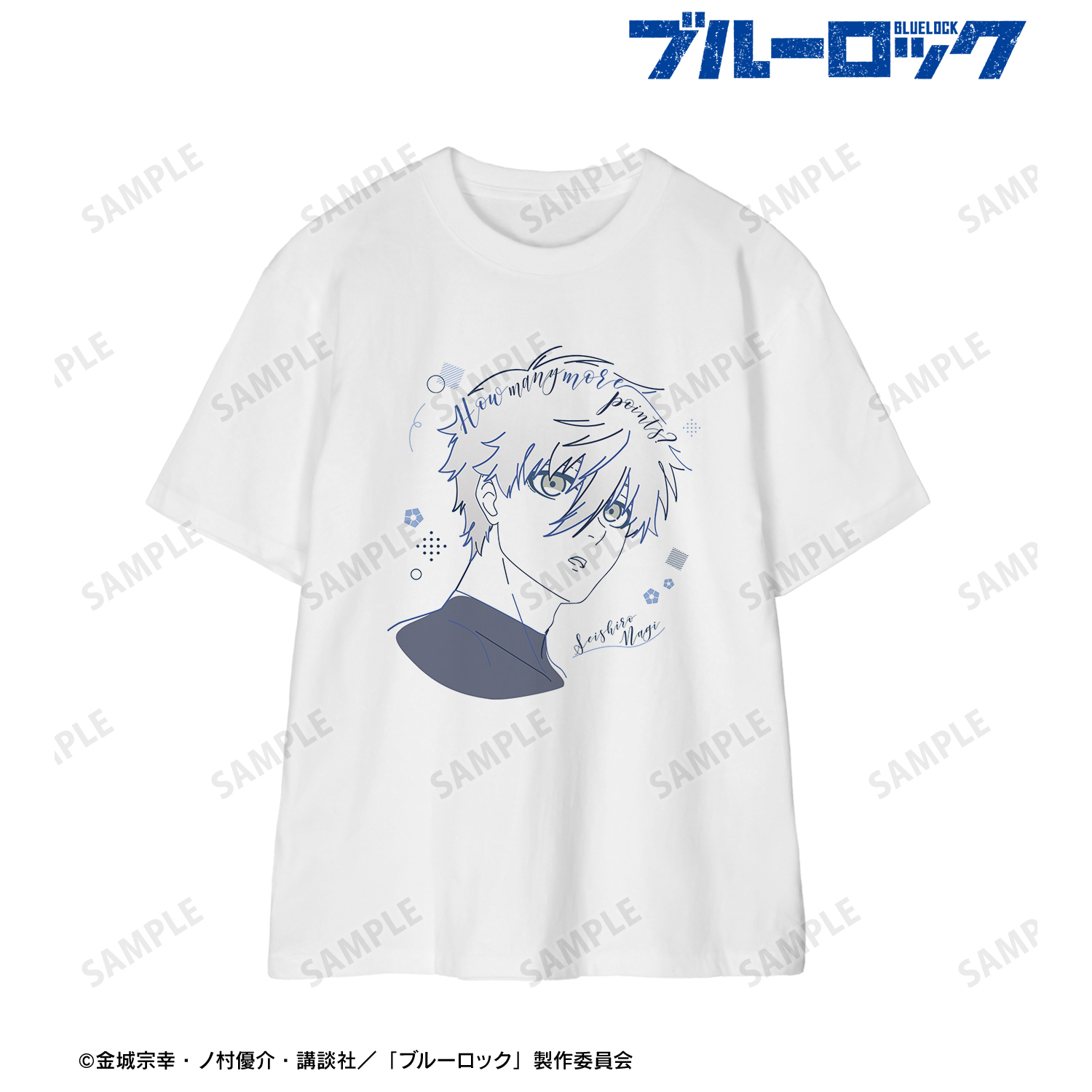 ブルーロック_(サイズ/L)_凪 誠士郎 lette-graph Tシャツレディース