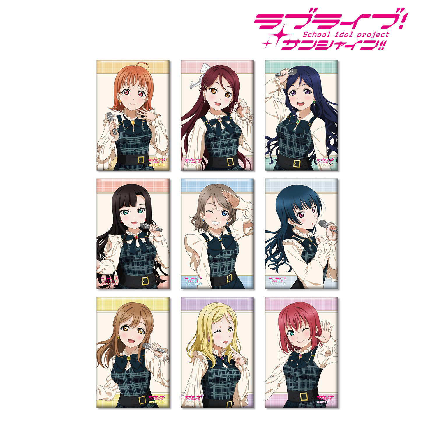 ラブライブ！サンシャイン!!_描き下ろし チェックワンピース衣装