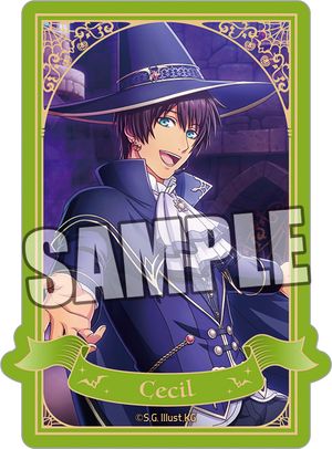 うたの☆プリンスさまっShining Live_サテンステッカー Eternal Halloween Spooktacular アナザーショットVer. 愛島セシル
