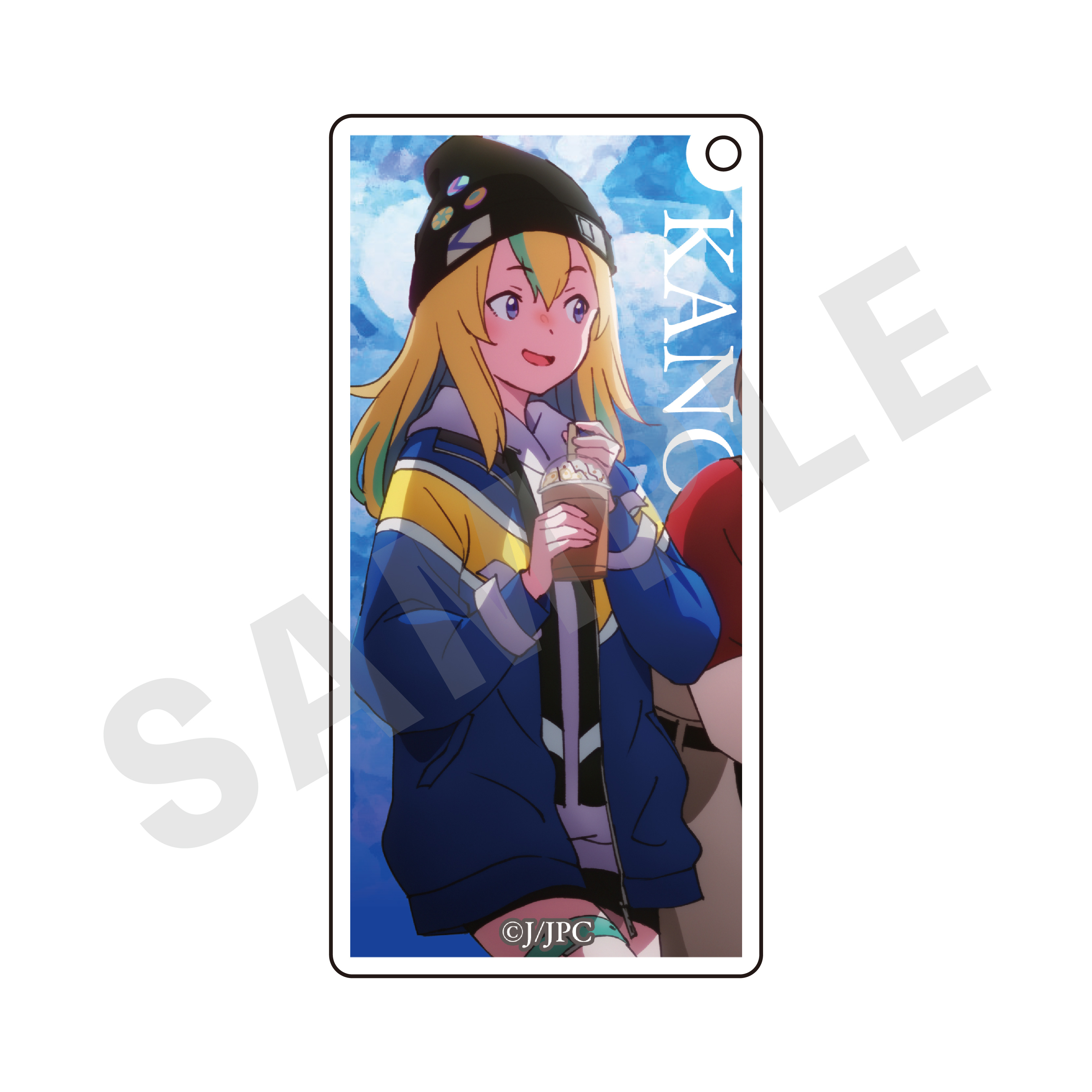 夜のクラゲは泳げない_アクリルブロック 花音