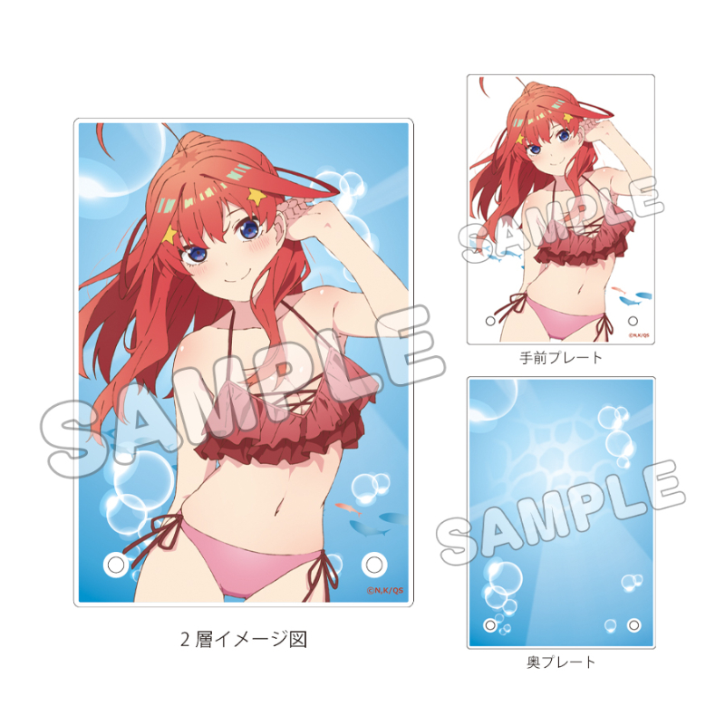 五等分の花嫁∽_描き下ろし2層アクリルプレート／中野五月