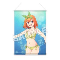 五等分の花嫁 中野二乃 よみうりランド 抽選会 A賞 水着 特大タペストリー 五等分の花嫁∽_描き下ろしB2キラキラタペストリー(水着)／中野四葉