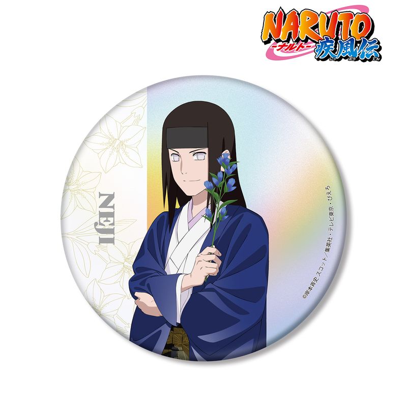 NARUTO-ナルト- 疾風伝_描き下ろし 日向ネジ BIG缶バッジ ＜うちは