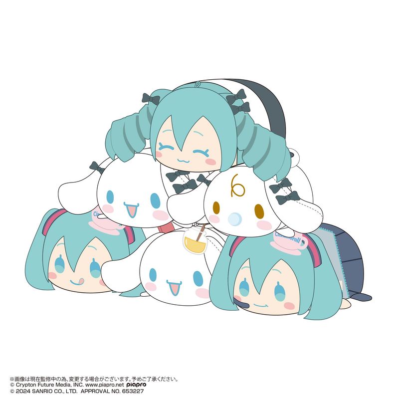 初音ミク×シナモロール_MC-12 ぽてコロマスコット2【BOX／6個入り