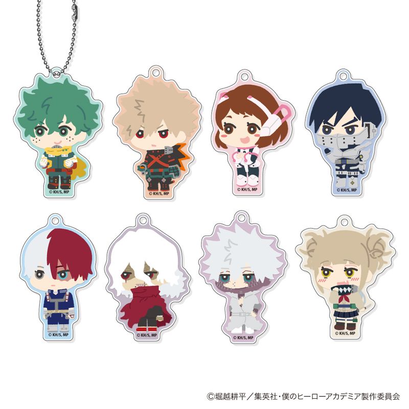 僕のヒーローアカデミア_もふもふ アクリルキーホルダー【BOX／8個入り 