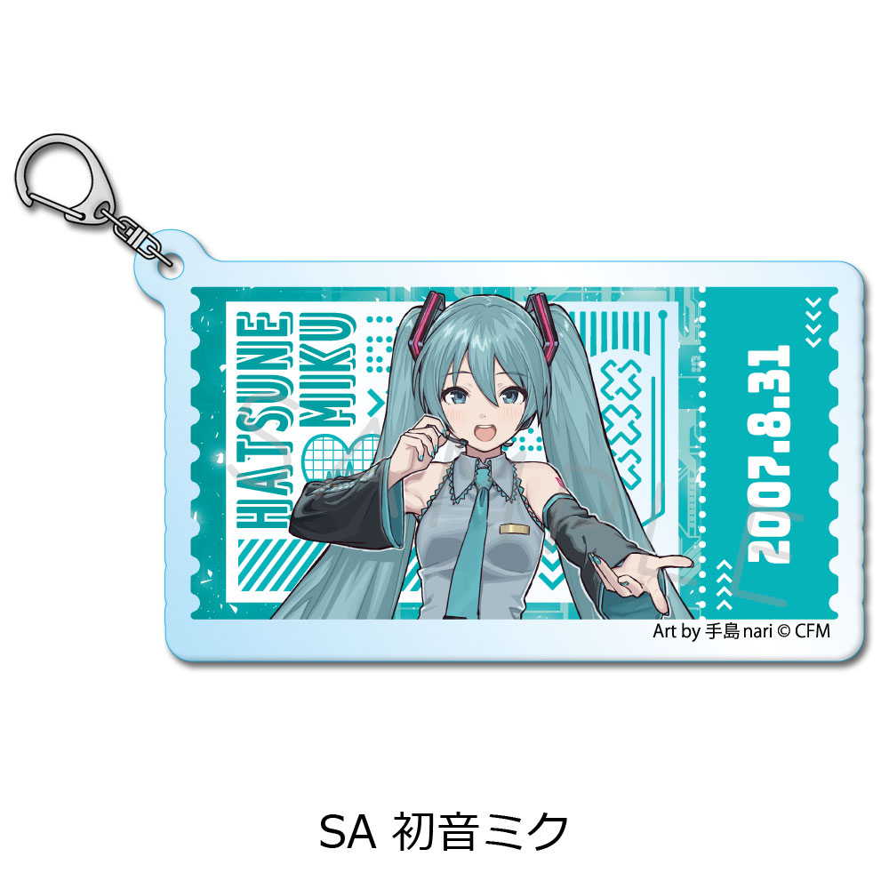 初音ミク&ピアプロキャラクターズ_アクリルキーホルダー SA 初音ミク