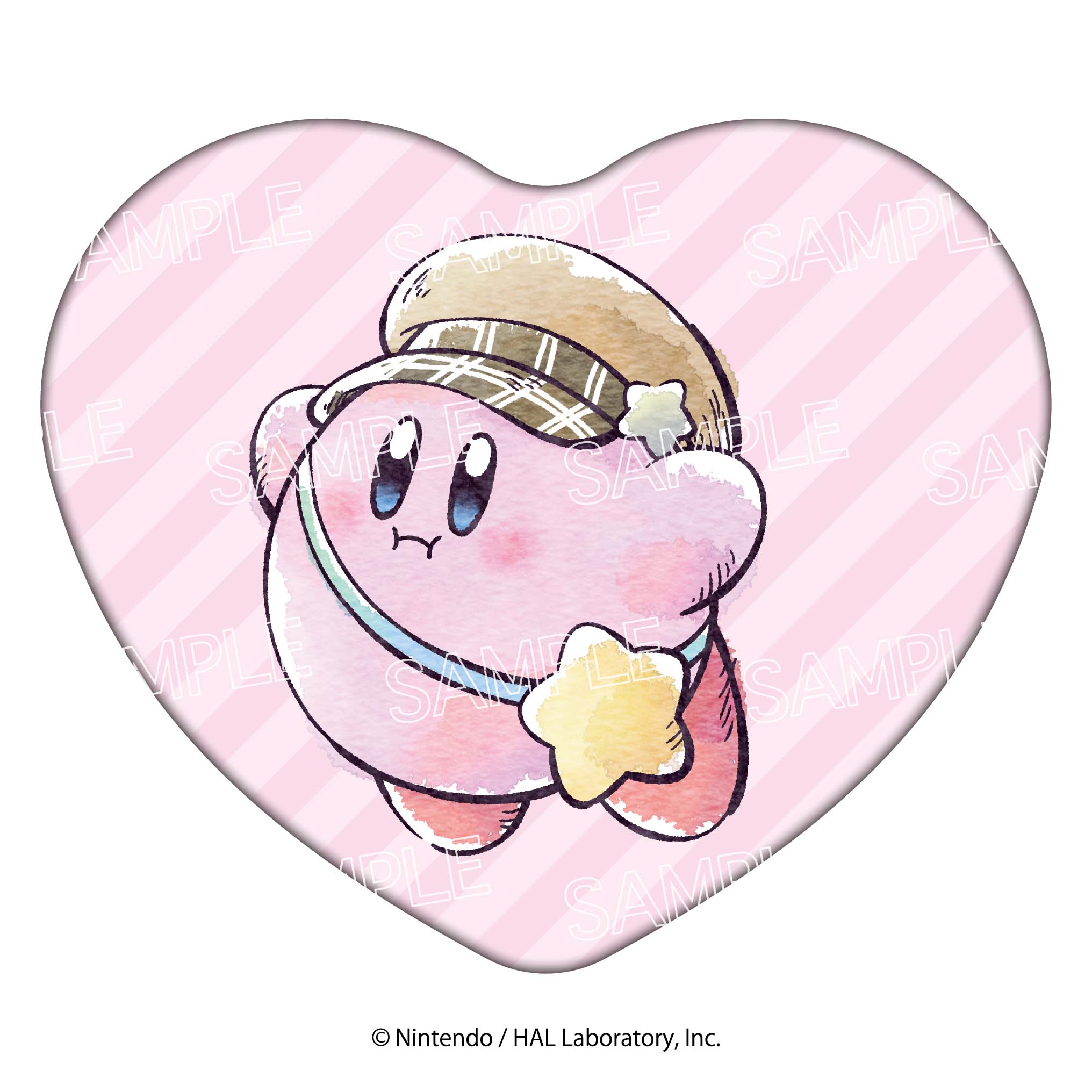 星のカービィ_カービィ・サニーデイ もちもちハートクッション B