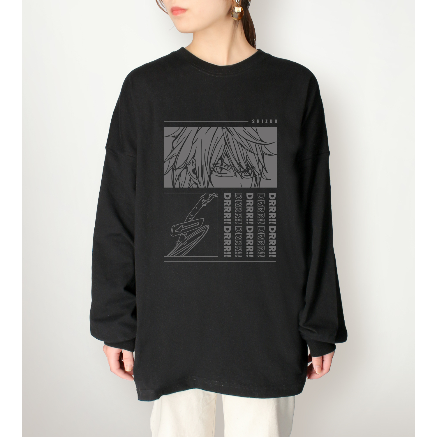 デュラララ!!×2_(サイズ/M)_平和島静雄 BIGシルエットロングT